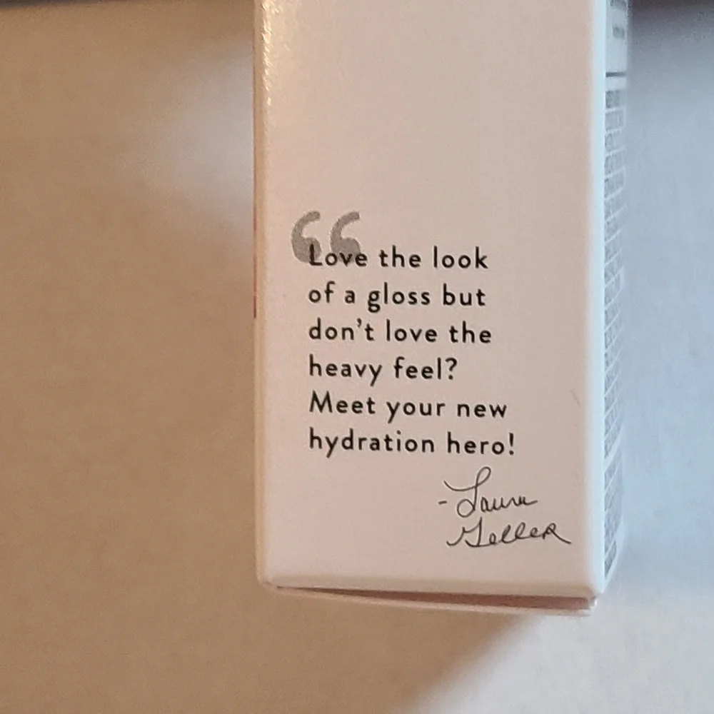 Laura Geller Fine Shine Glossy Lip Oil Color Rose Garden NIB .25 Oz / 7 G